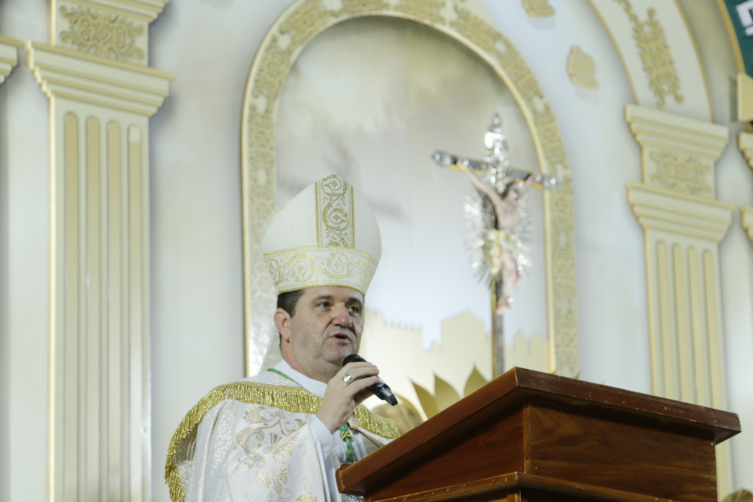 Dom Dirceu Medeiros participa da Romaria pela primeira vez