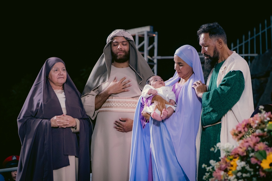 Quadro vivo representa 1ª dor de Nossa Senhora da Soledade