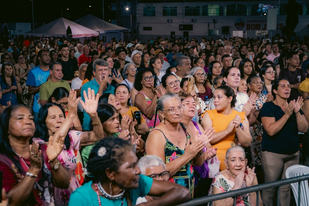 Fiéis participam da 1ª noite do Setenário de Nossa Senhora da Soledade